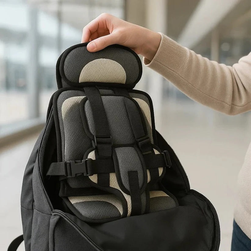 Foldable Kids Travel Seat with Harness - Quick Setup On the Go 3