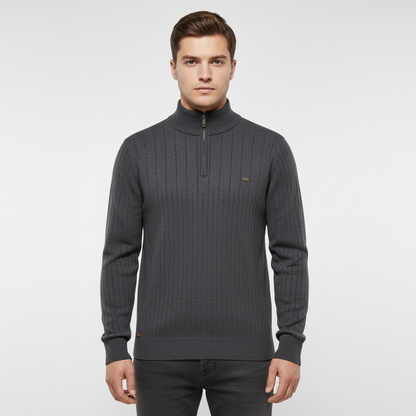 Klassischer Pullover Mit Reißverschluss - Finn