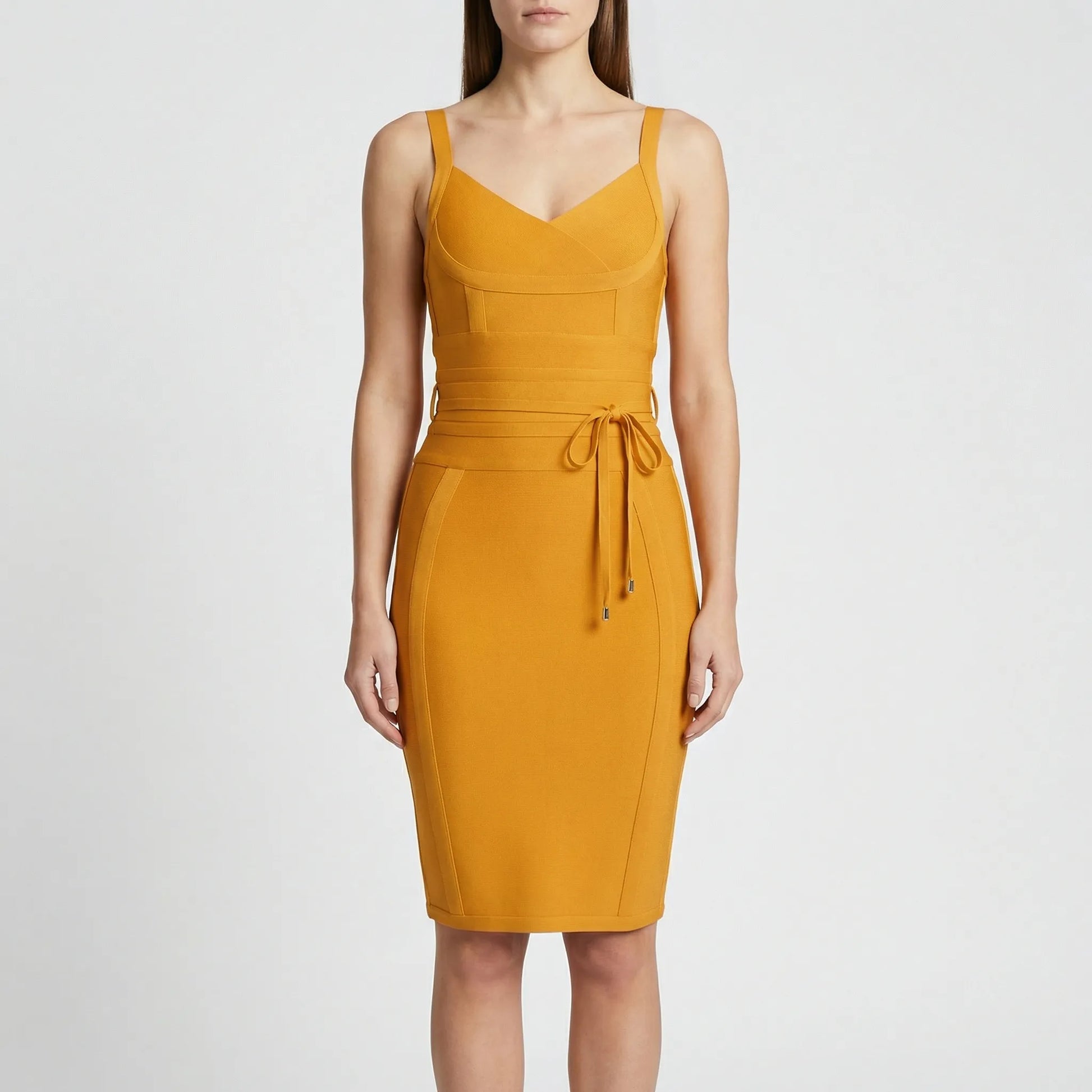 Knieumspielendes Figurbetontes Kleid - Alena