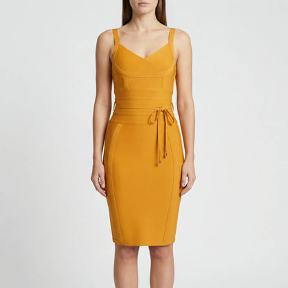 Knieumspielendes Figurbetontes Kleid - Alena