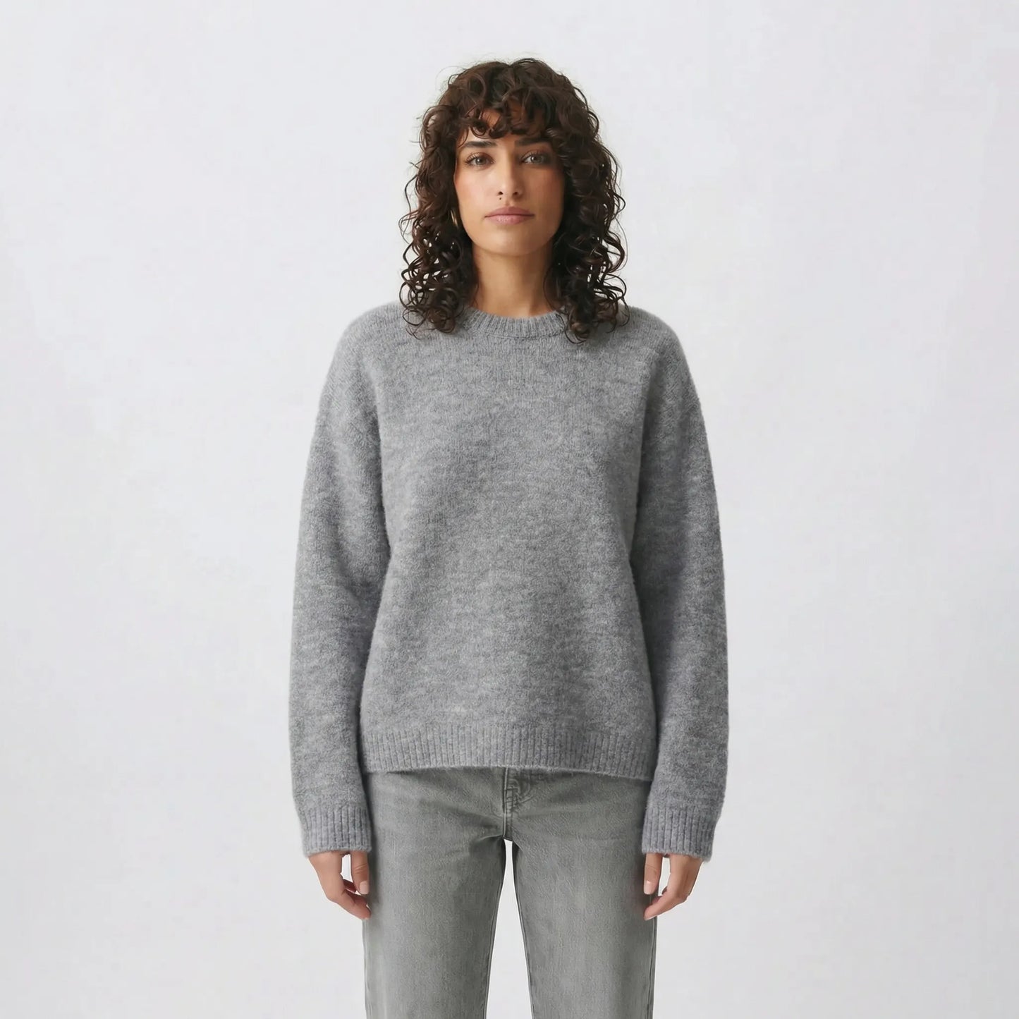 Knit Oversized Jumper With Balloon Sleeves - Josy