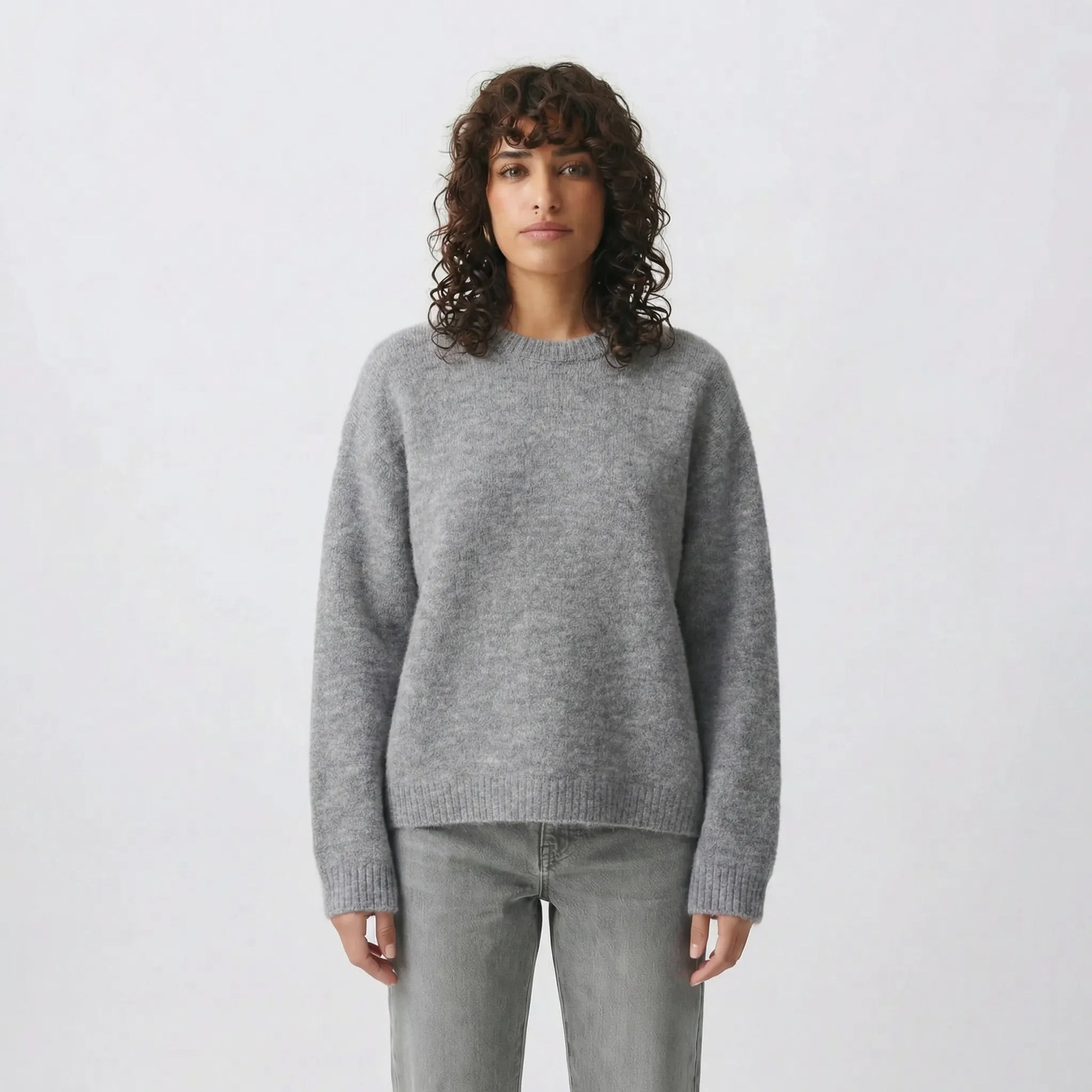 Knit Oversized Jumper With Balloon Sleeves - Josy