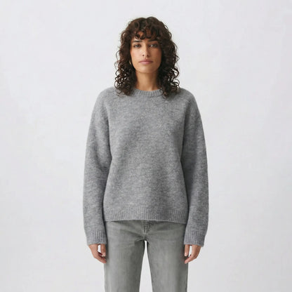 Knit Oversized Jumper With Balloon Sleeves - Josy