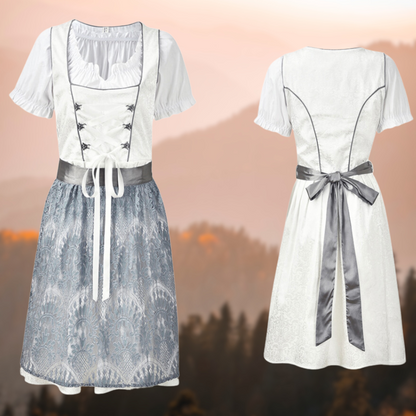 Exclusive traditional ladies' costume with apron and blouse - EdelTrachten