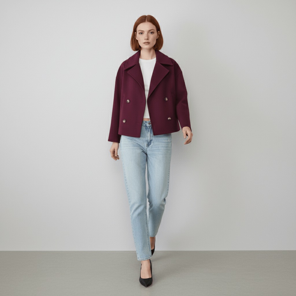 Kurze Zweireihige Jacke - Dorothea