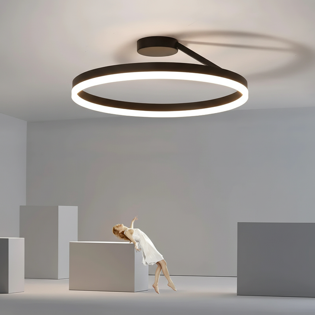LED Deckenleuchte Metall Acryl - Glowhalo