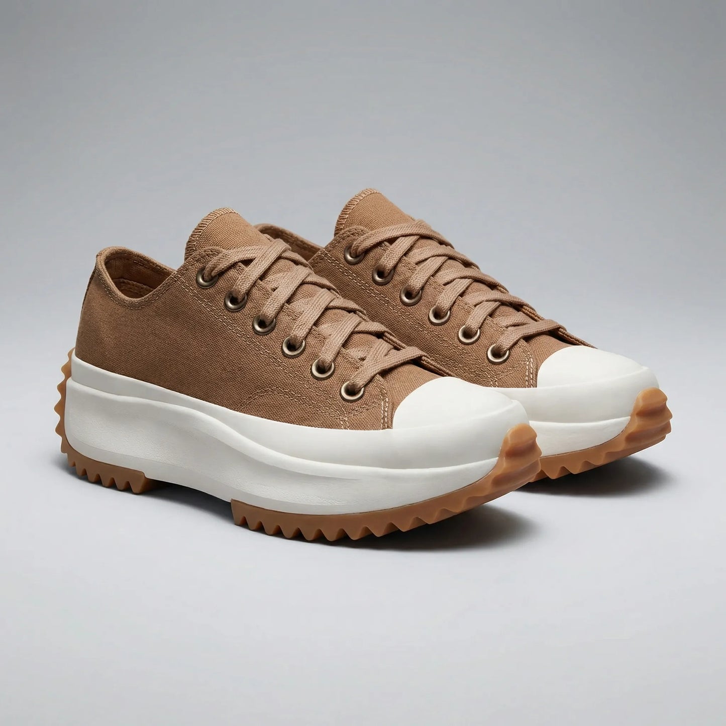 Lace-Up Platform Trainers - Evelyn