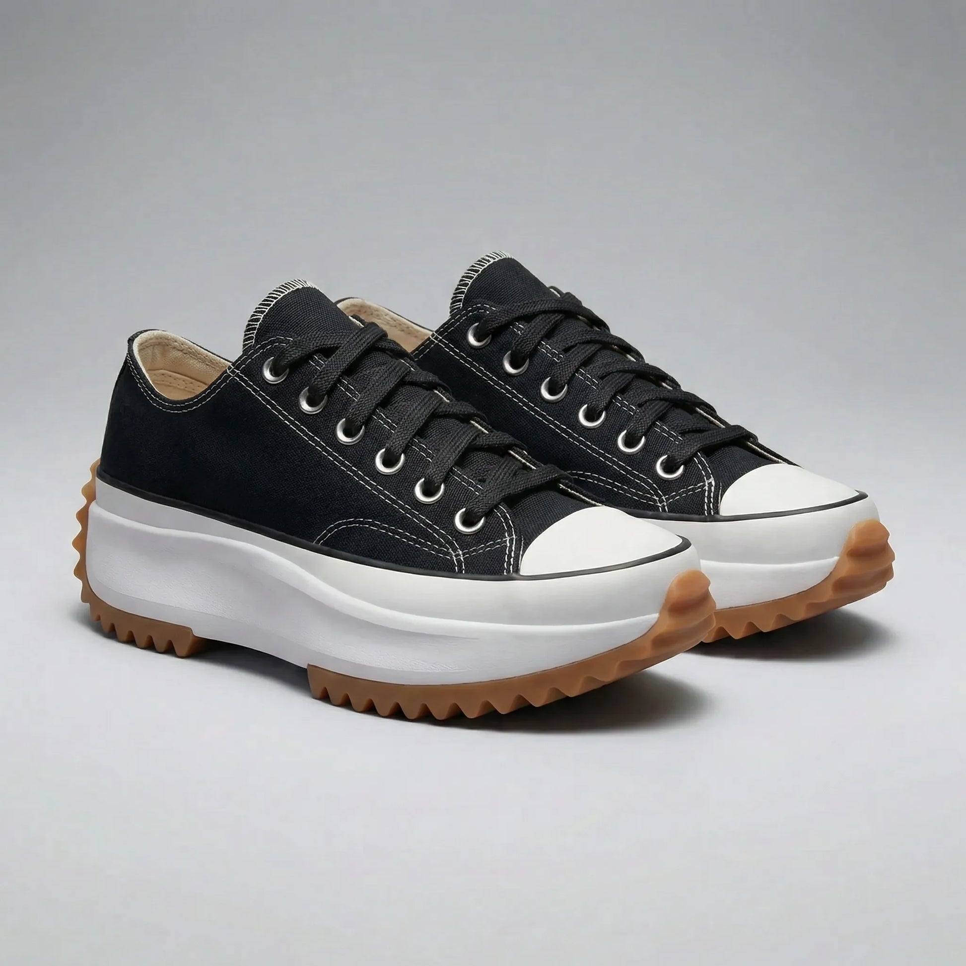 Lace-Up Platform Trainers - Evelyn