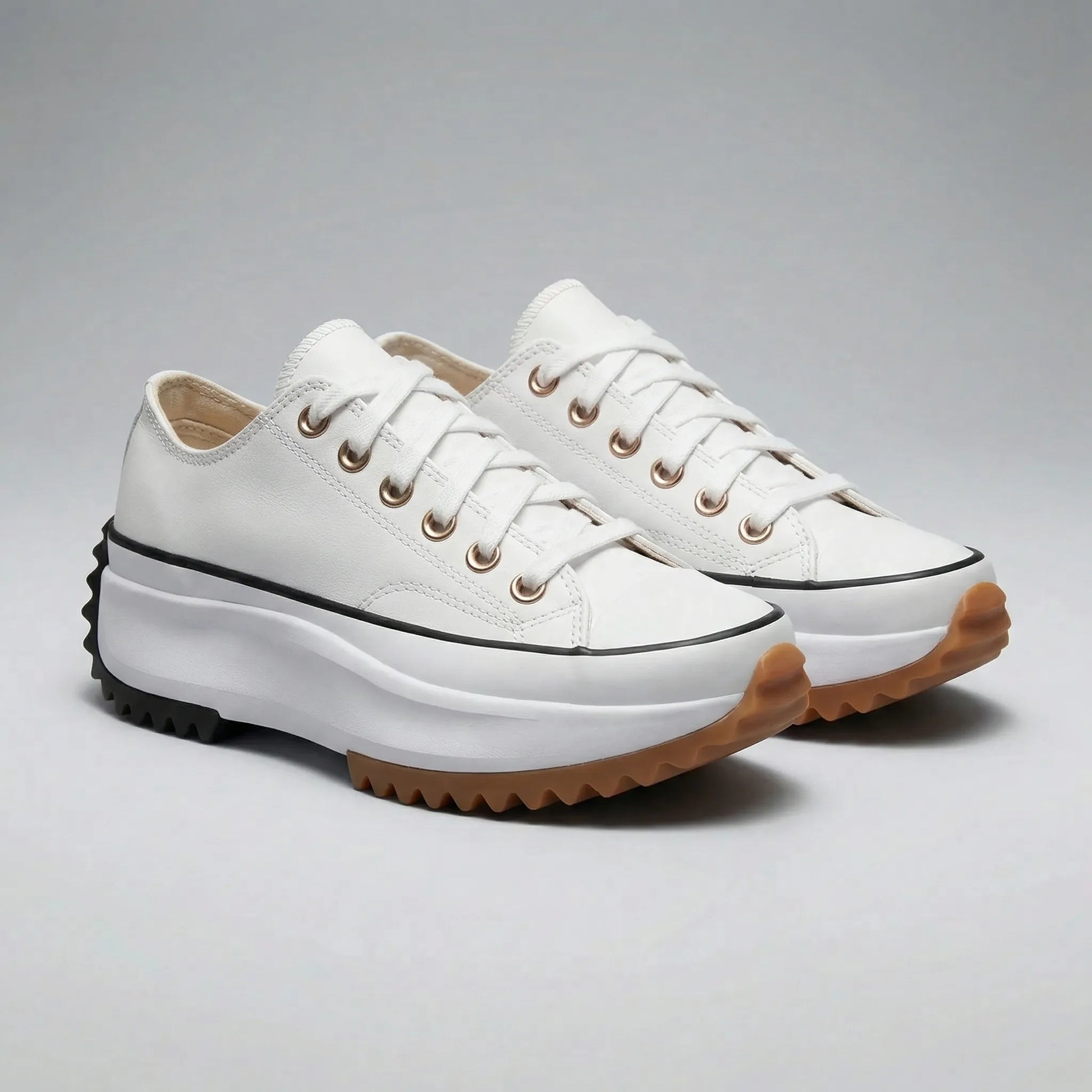 Lace-Up Platform Trainers - Evelyn