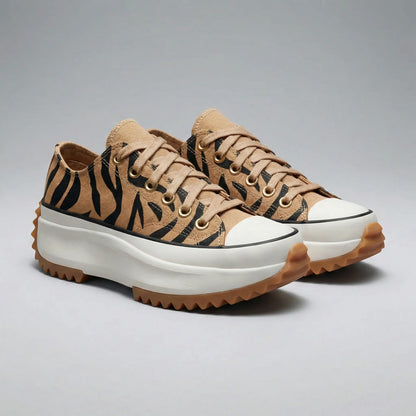 Lace-Up Platform Trainers - Evelyn