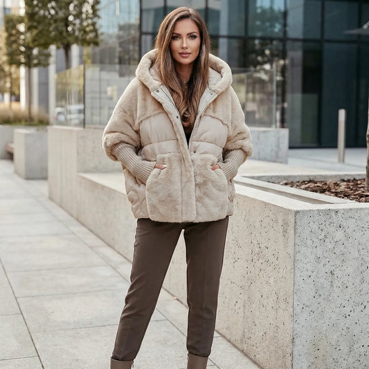 Ladies Padded Jacket With Hood - Liana