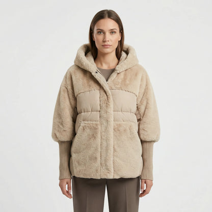 Ladies Padded Jacket With Hood - Liana