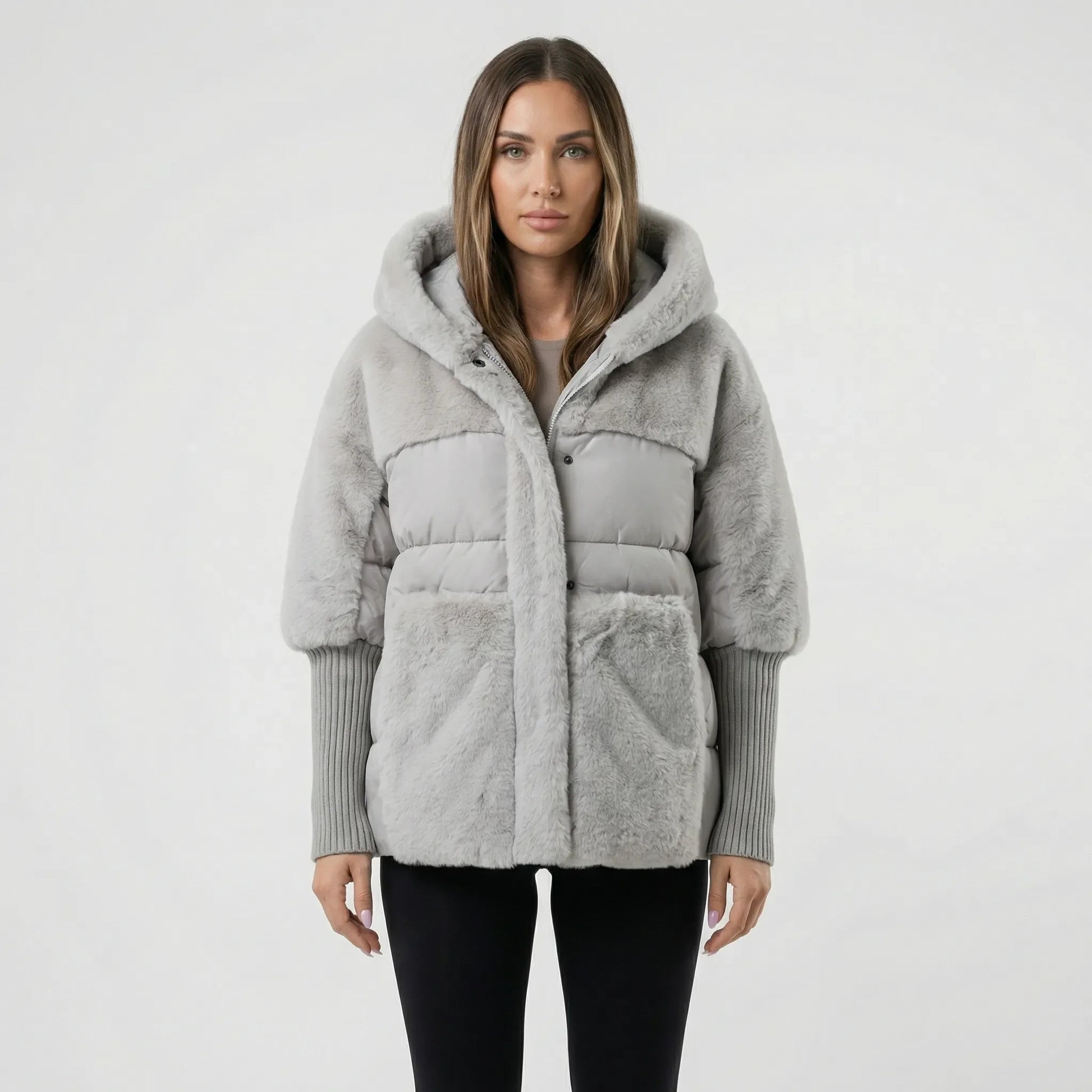 Ladies Padded Jacket With Hood - Liana