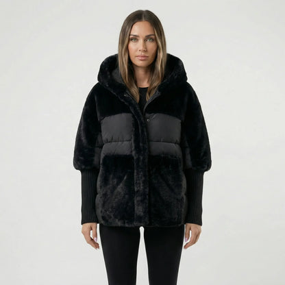 Ladies Padded Jacket With Hood - Liana