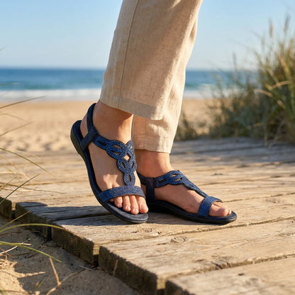 Ladies Sandals With Jewel Details - Kiana