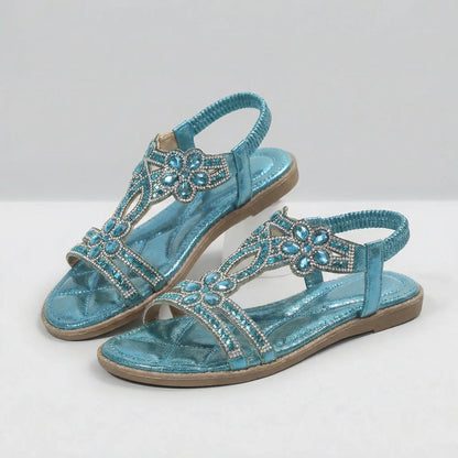 Ladies Sandals With Jewel Details - Kiana