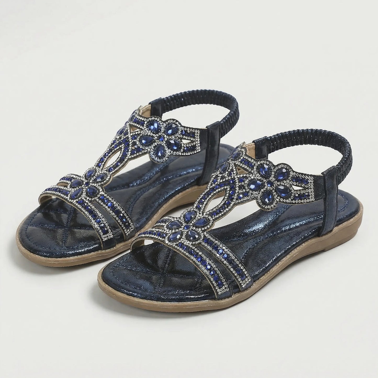 Ladies Sandals With Jewel Details - Kiana