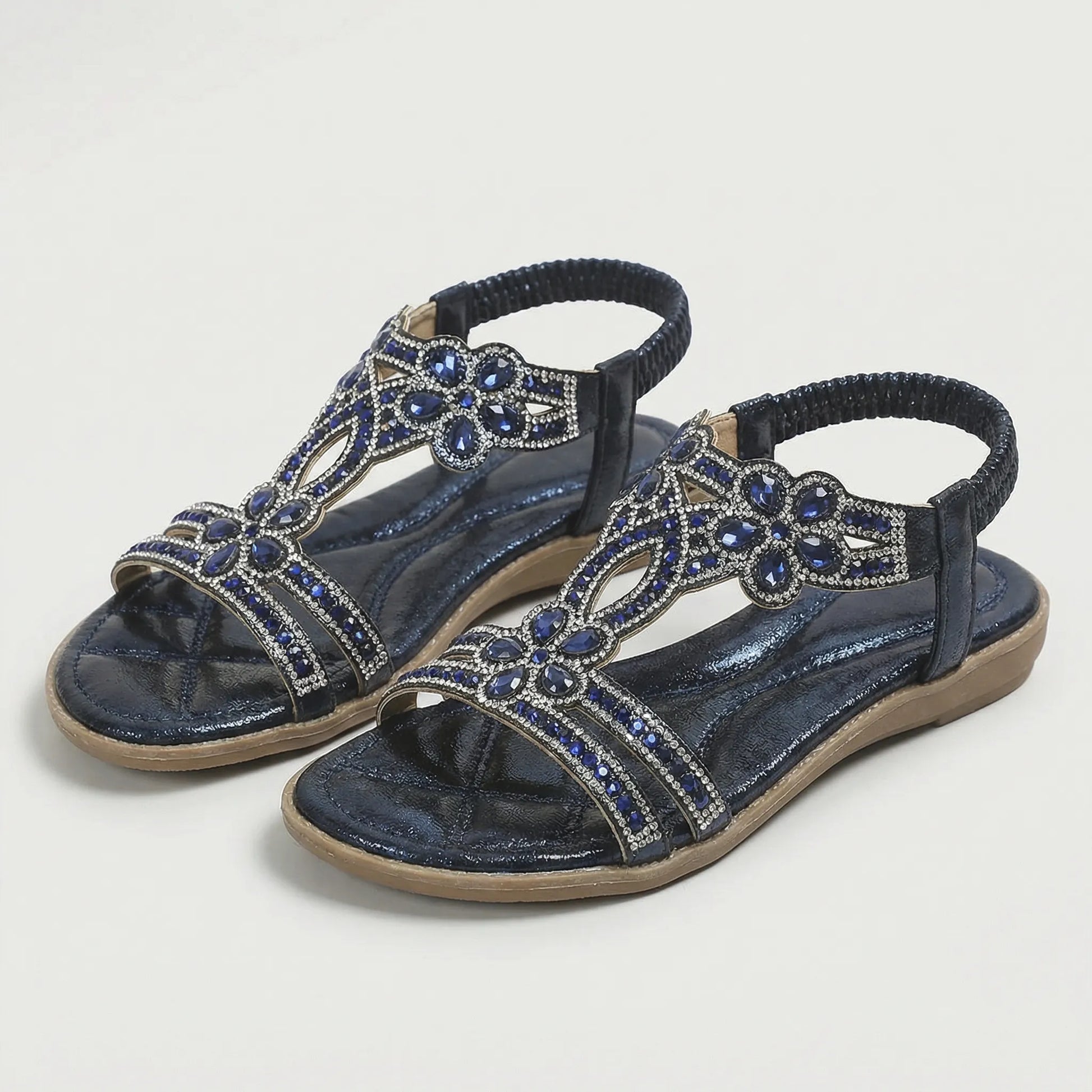 Ladies Sandals With Jewel Details - Kiana