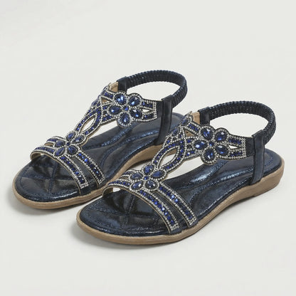Ladies Sandals With Jewel Details - Kiana
