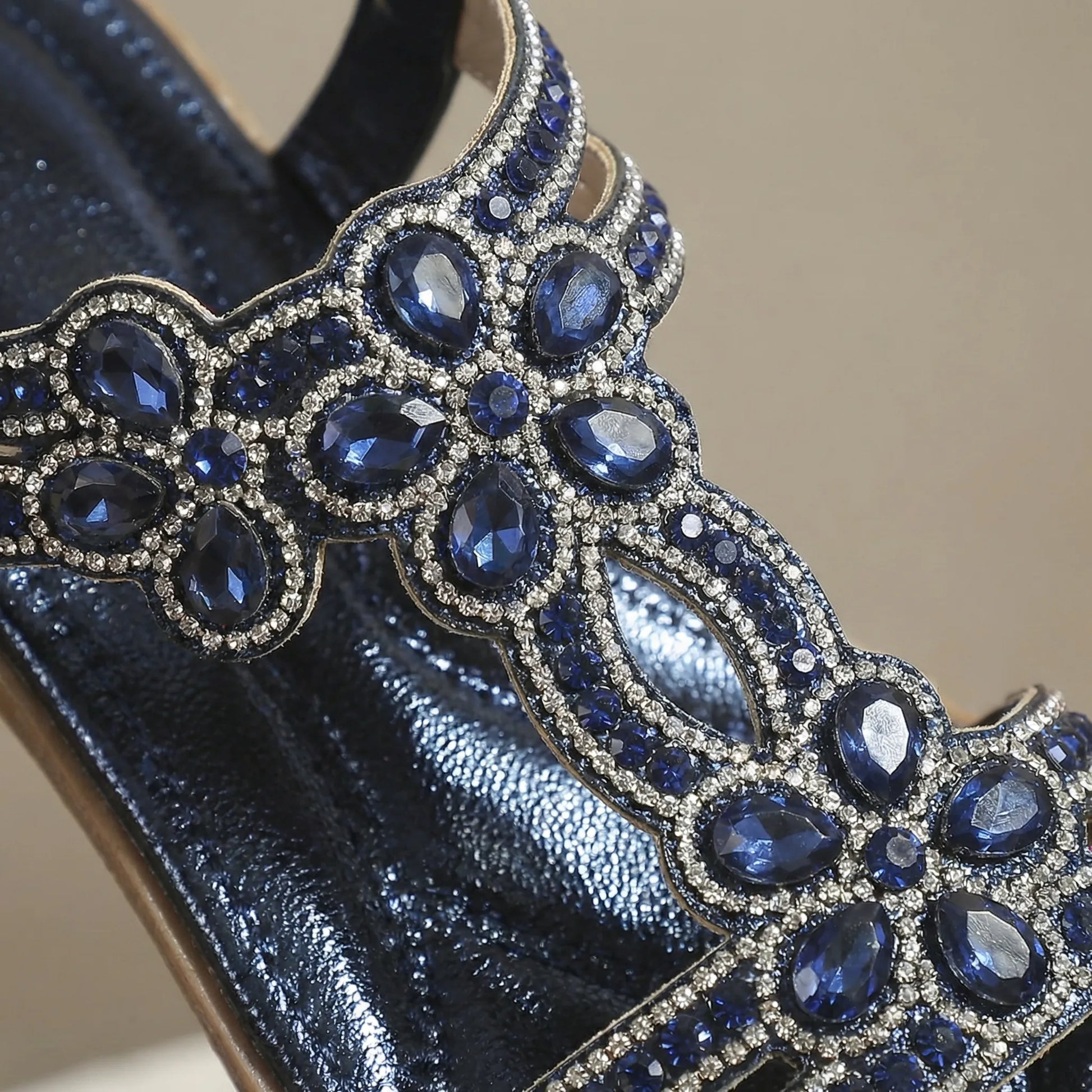 Ladies Sandals With Jewel Details - Kiana