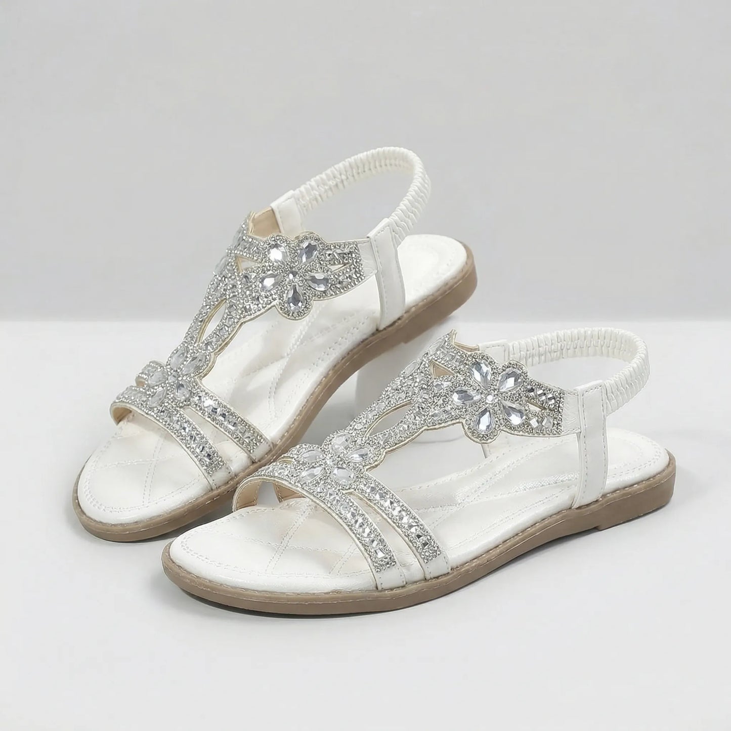 Ladies Sandals With Jewel Details - Kiana