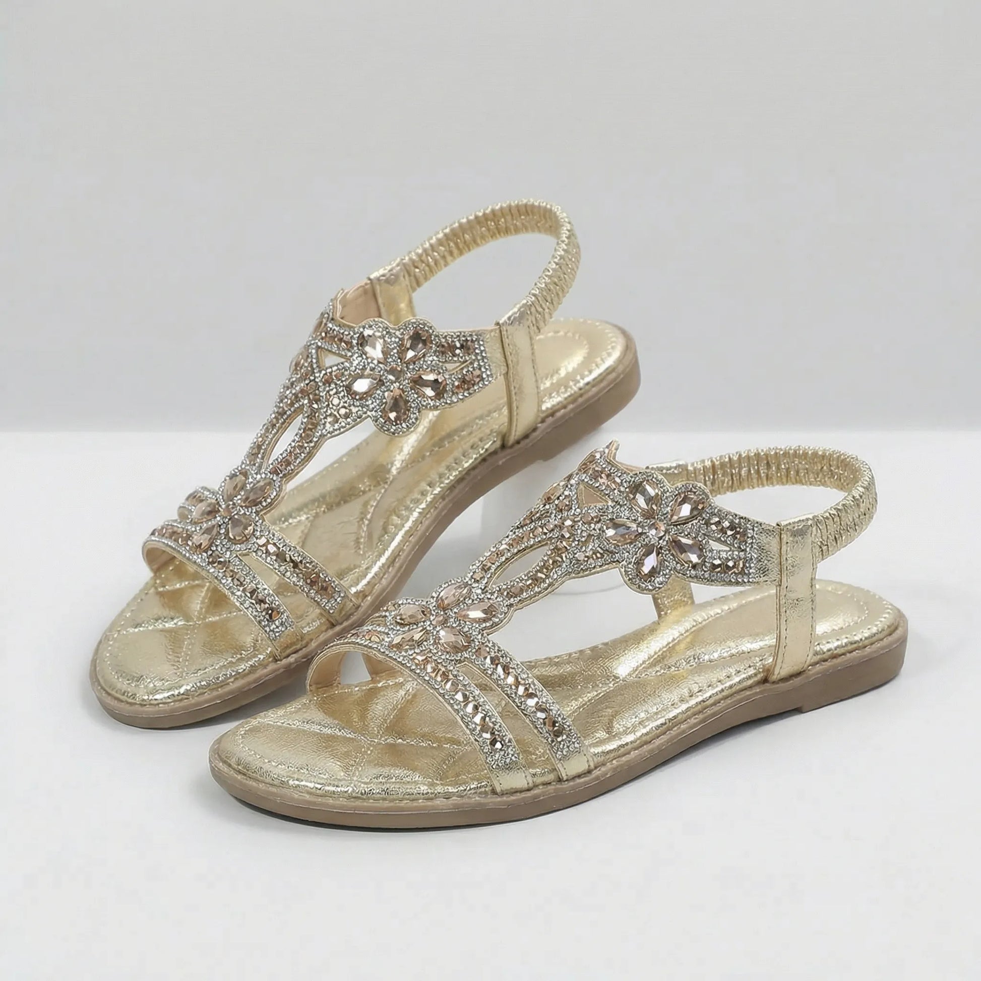 Ladies Sandals With Jewel Details - Kiana