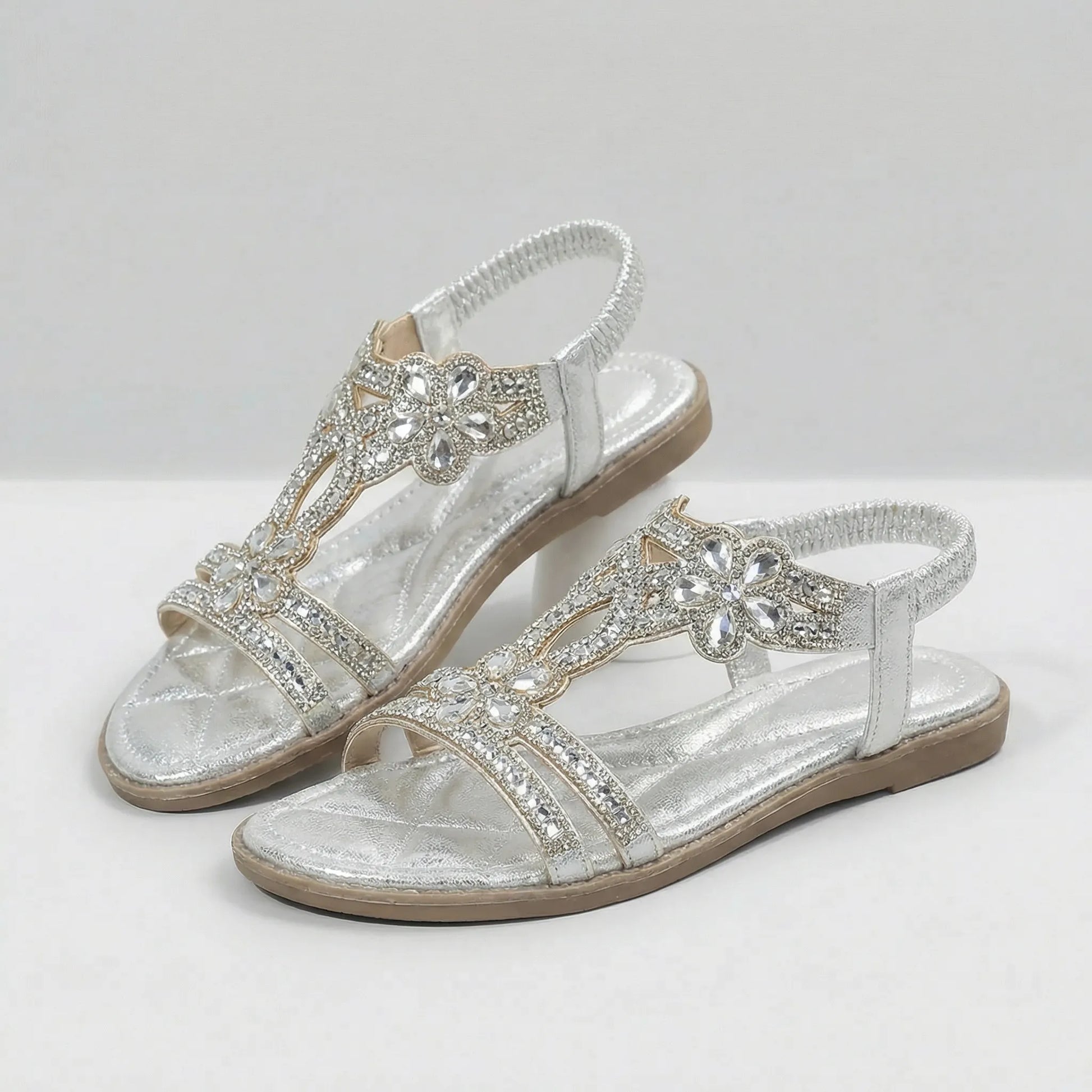 Ladies Sandals With Jewel Details - Kiana