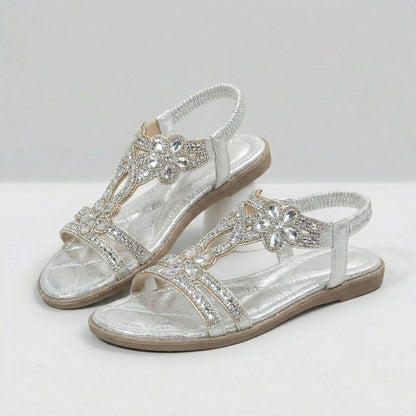 Ladies Sandals With Jewel Details - Kiana
