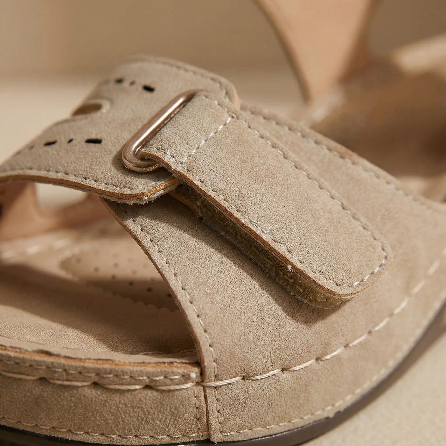 Ladies' Slip-On Wedge Sandal - Alena
