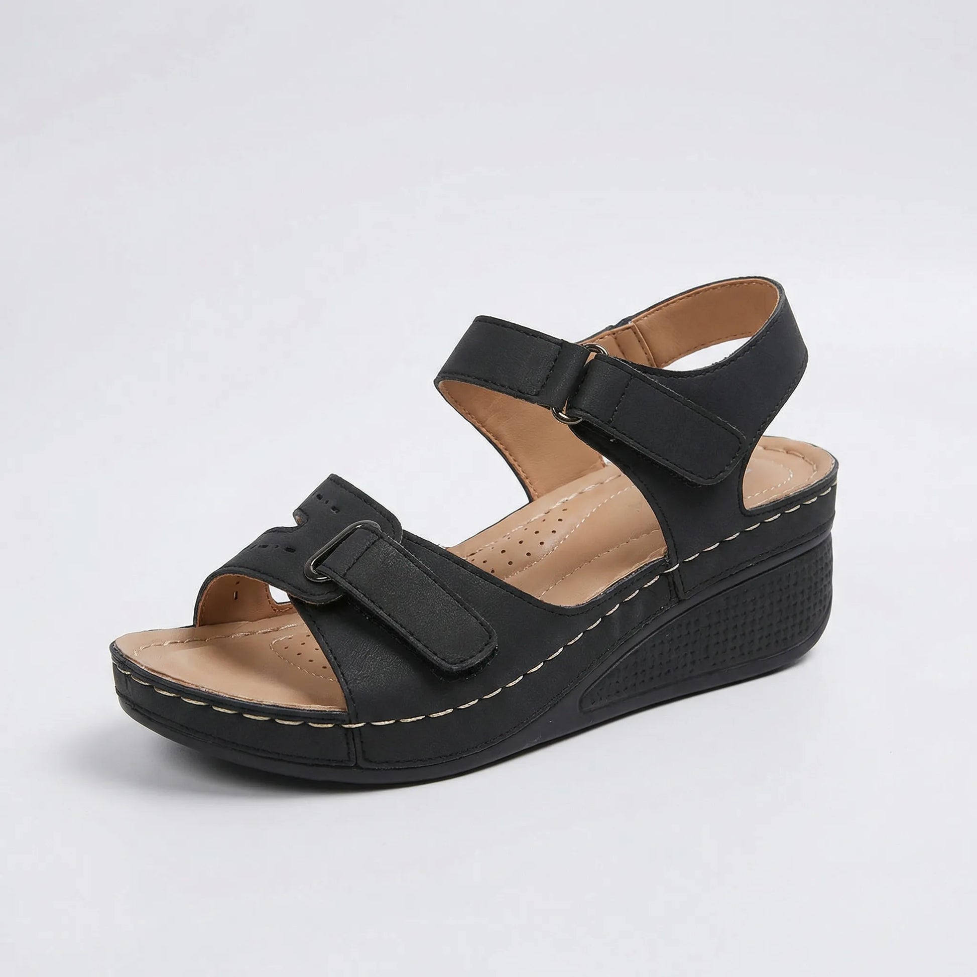 Ladies' Slip-On Wedge Sandal - Alena