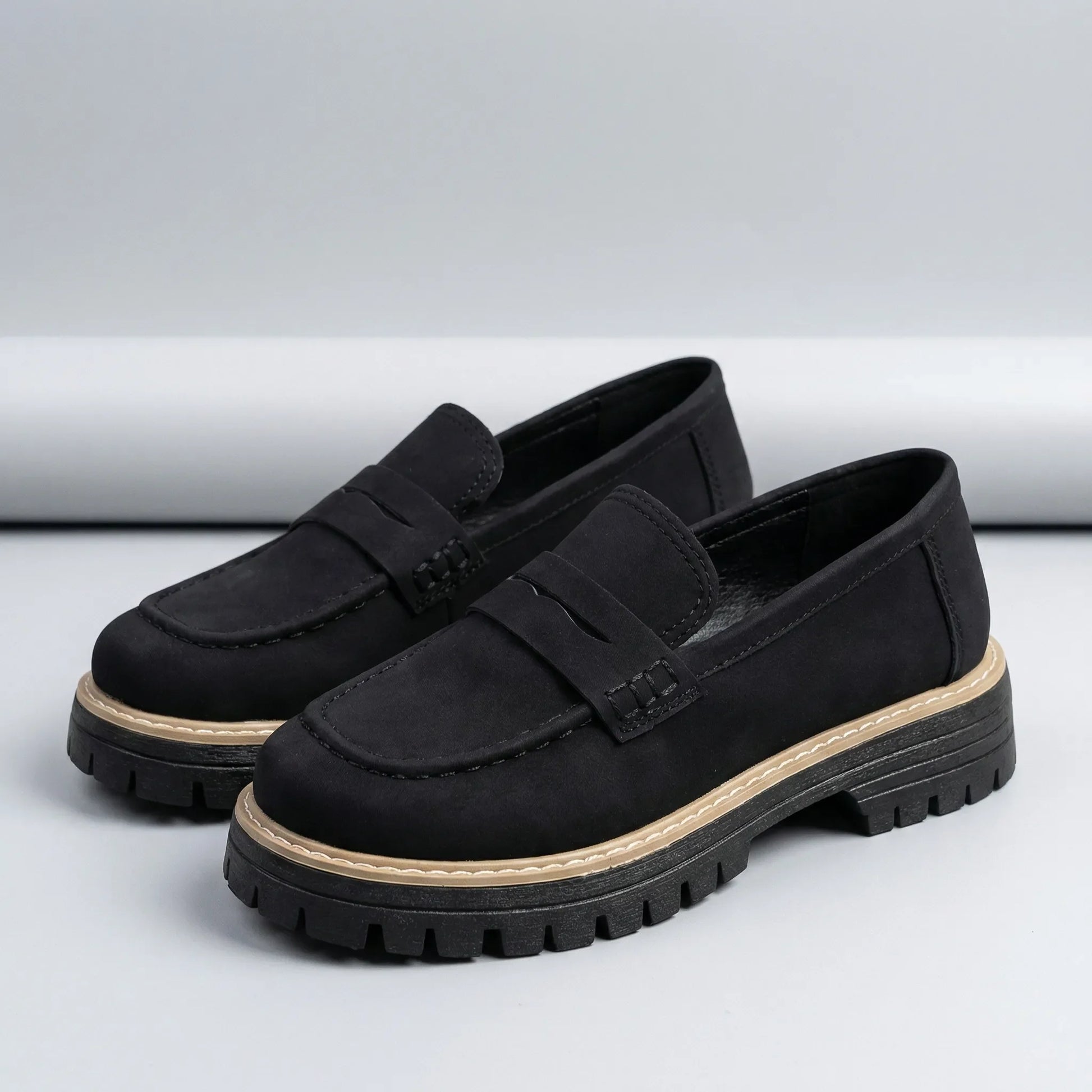 Ladies Slip On Loafers - Liv