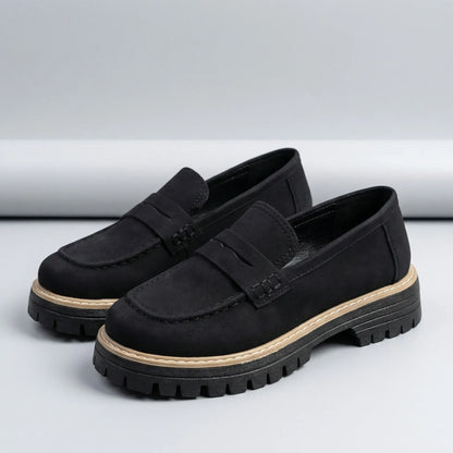 Ladies Slip On Loafers - Liv