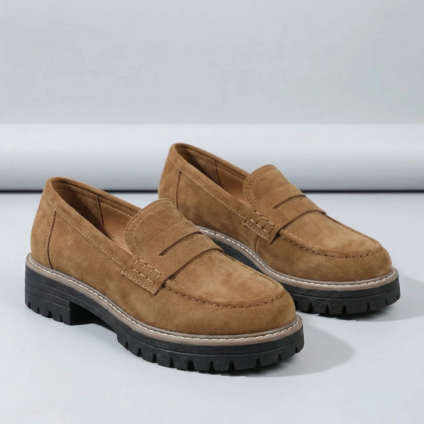 Ladies Slip On Loafers - Liv