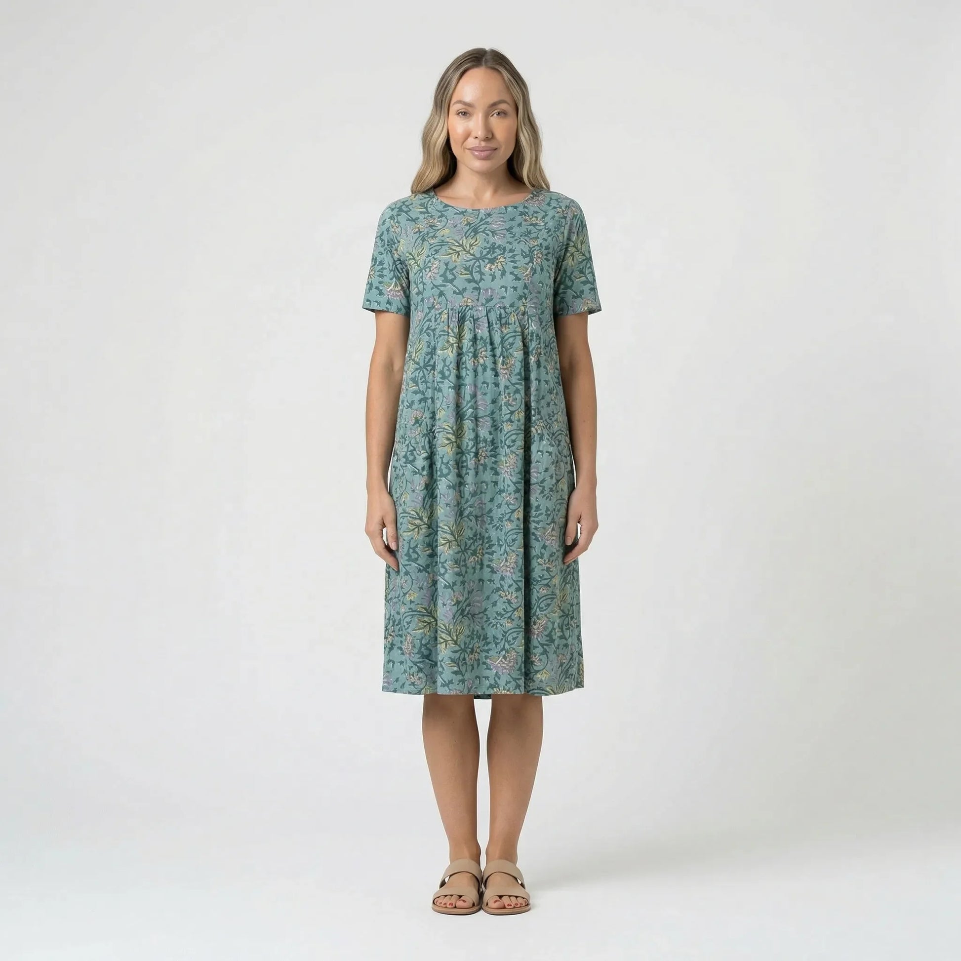 Ladies Smock Dress - Sandy