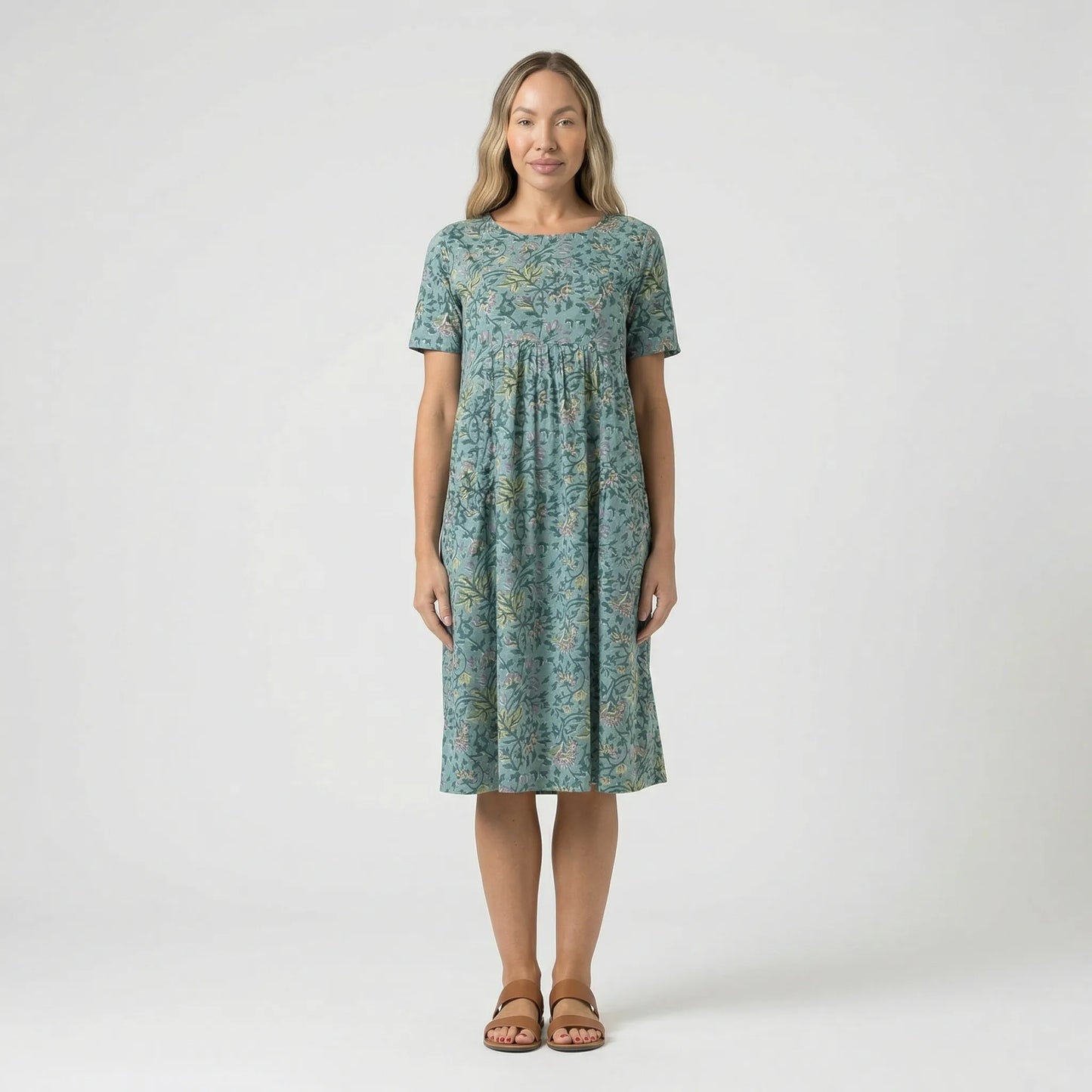 Ladies Smock Dress - Sandy