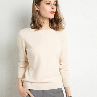 Langarm-Pullover Mit Rundhalsausschnitt - Katrin