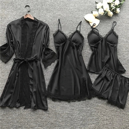 Luxury Satin Pyjama Set - Luna