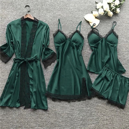 Luxury Satin Pyjama Set - Luna