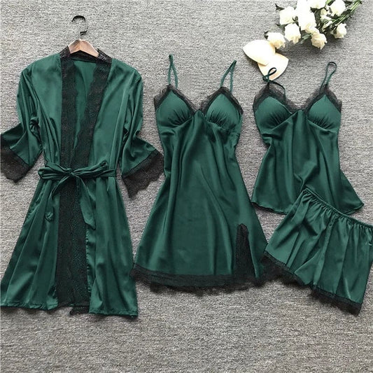 Luxury Satin Pyjama Set - Luna