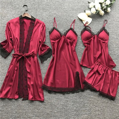 Luxury Satin Pyjama Set - Luna