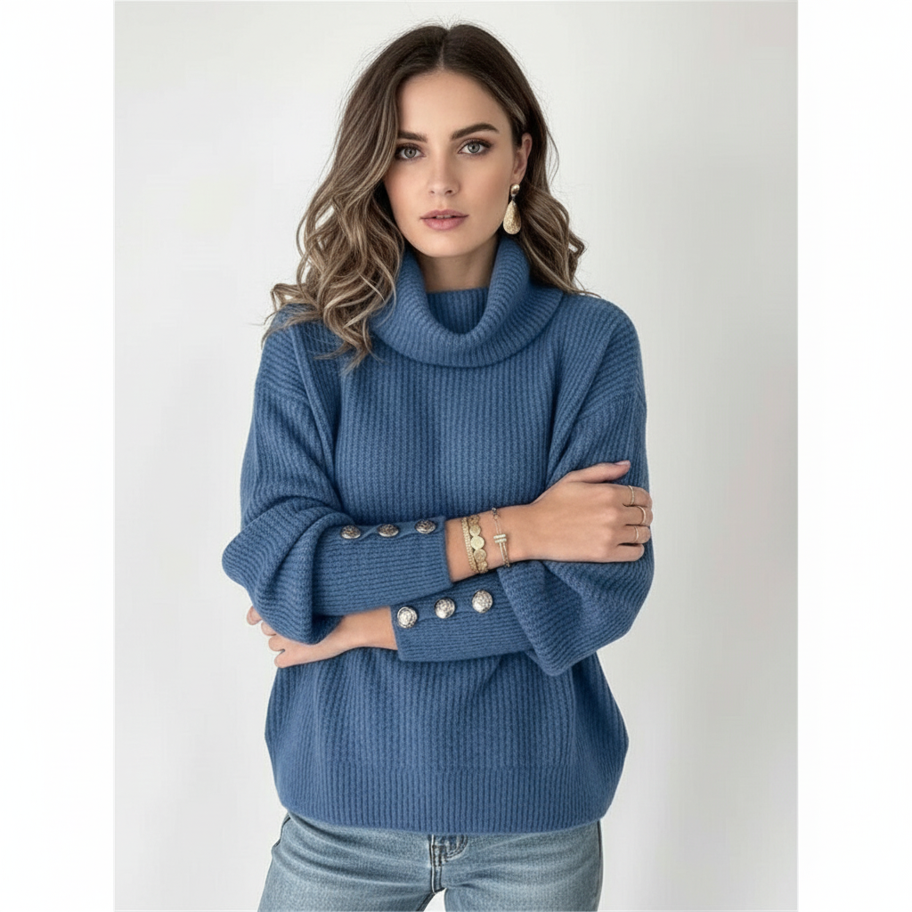 Lange Ärmel Damenpullover - Karin
