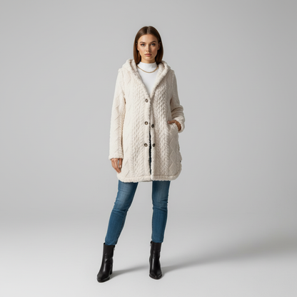 Lange Damen-Strickjacke - Maja
