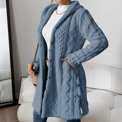 Lange Damen-Strickjacke - Maja