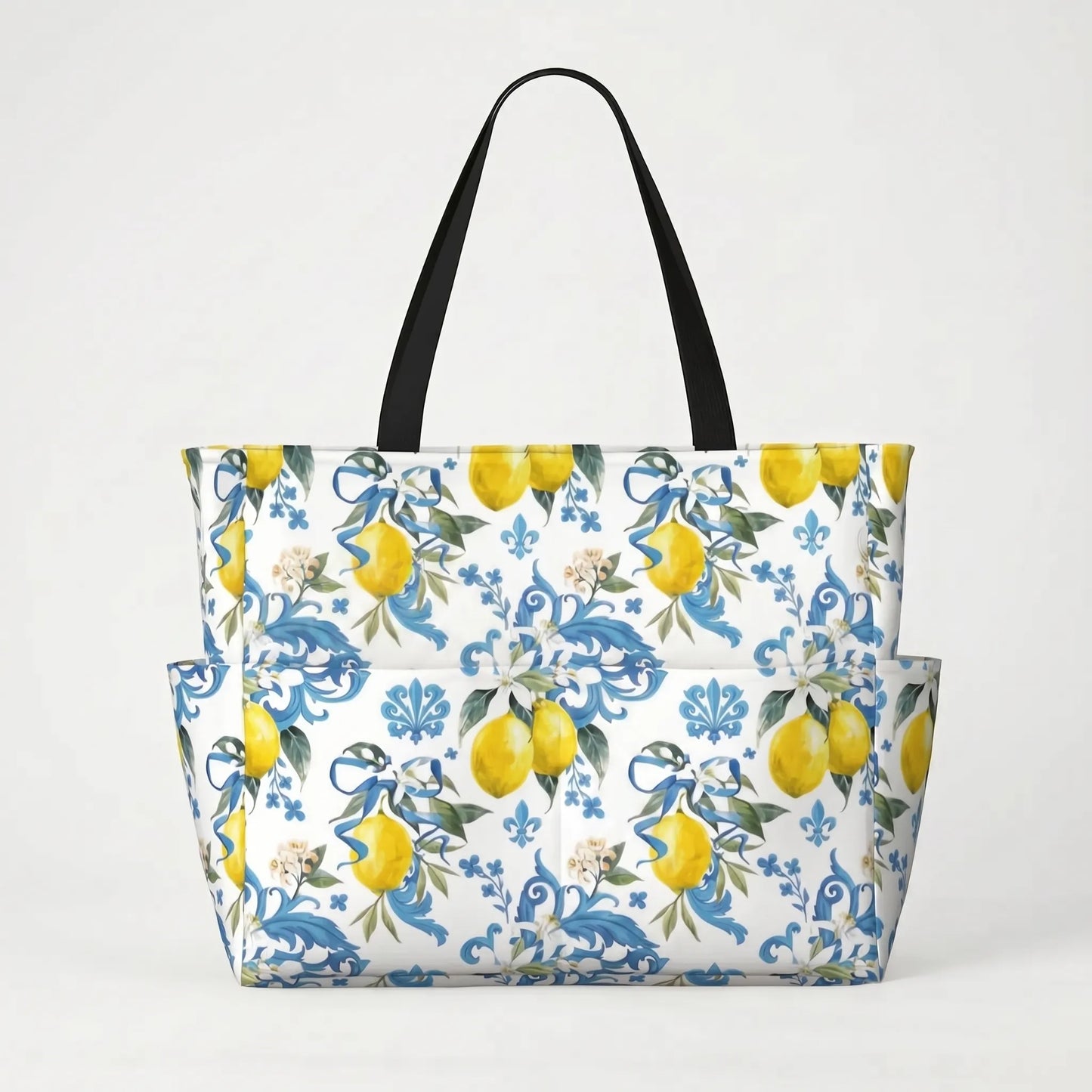 Large Printed Beach Bag - Zestira