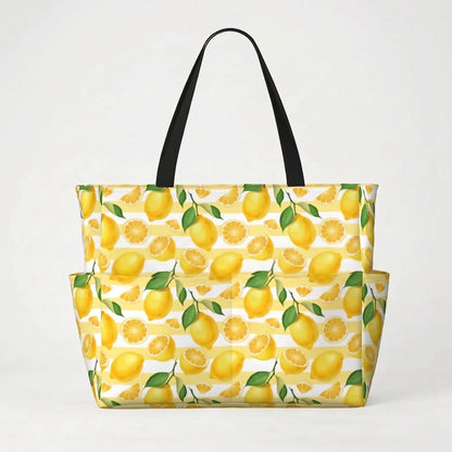 Large Printed Beach Bag - Zestira