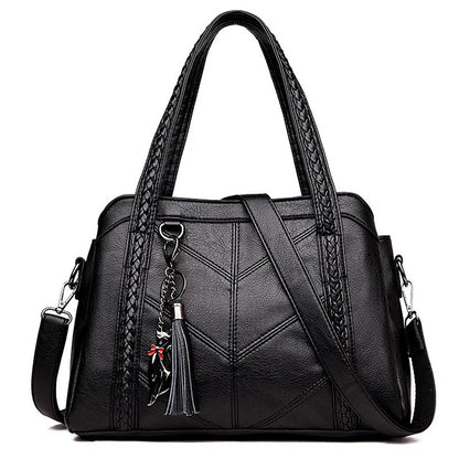 Leather Handbag | Women's Spacious & Organized Tote 5