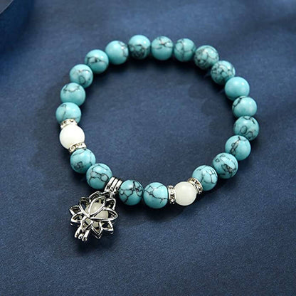 Leuchtendes Perlenarmband - GlowLotus