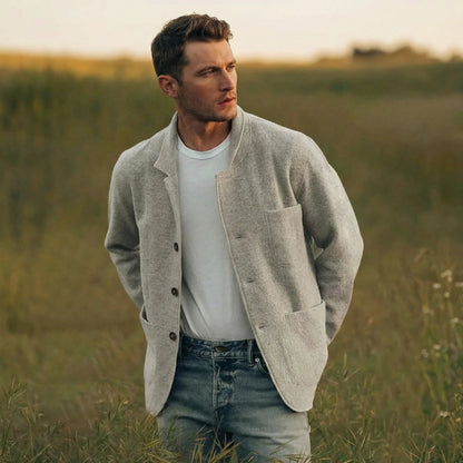Lightly Structured Mens Blazer Jacket - Josua