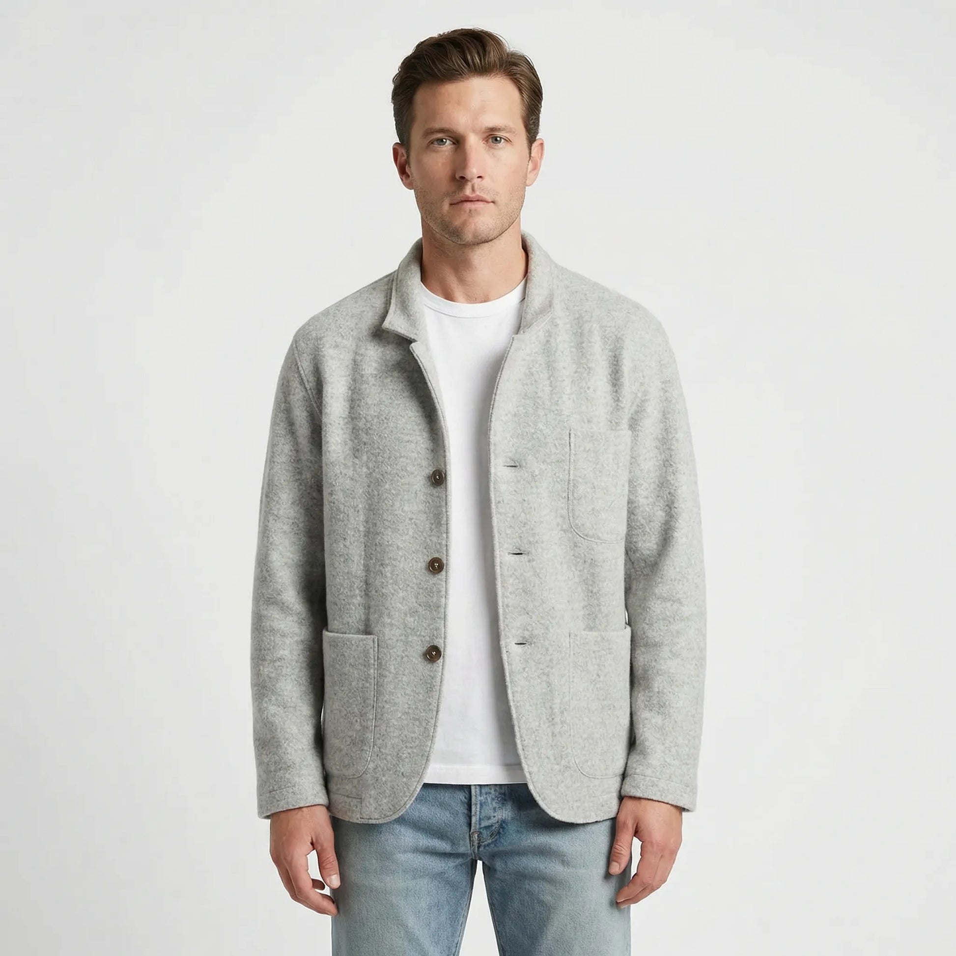 Lightly Structured Mens Blazer Jacket - Josua