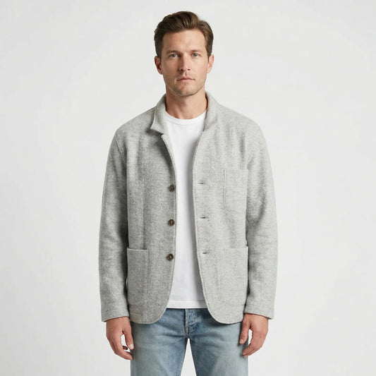 Lightly Structured Mens Blazer Jacket - Josua